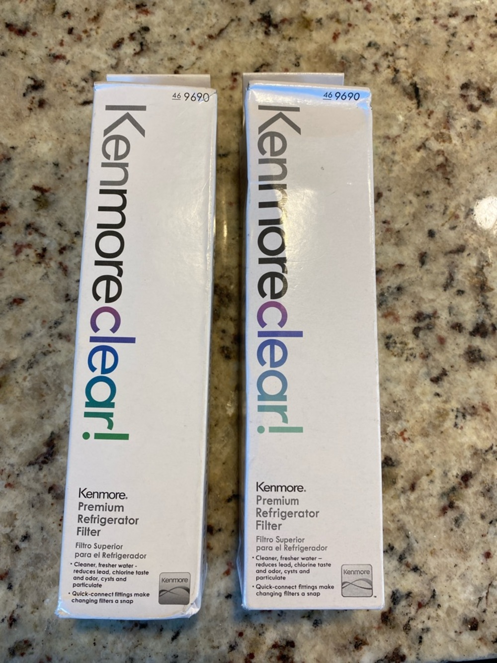Kenmore Clear! Premium Refrigerator Filter 46-9690 Set of 2